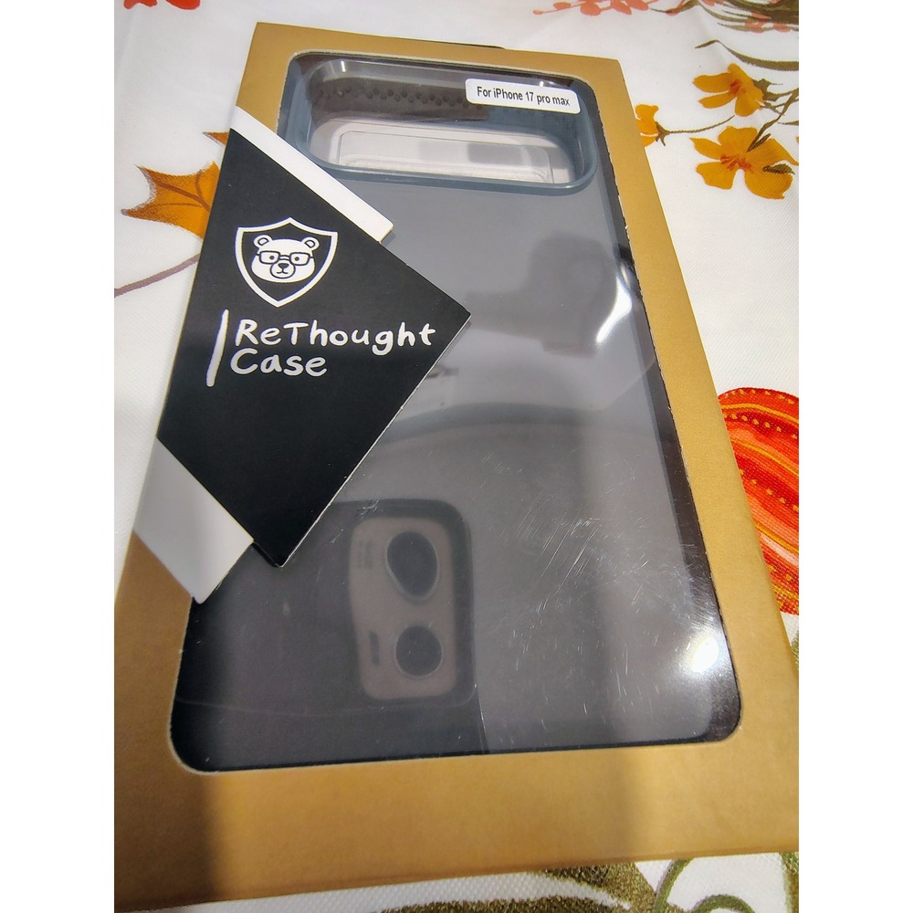 ReThought Case iPhone 17 Pro Max Camera Bumper Slim Protective Cover Stone Gray